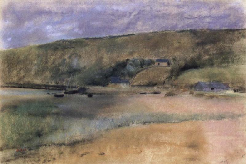 Edgar Degas Cliffs at the Edge of the Sea china oil painting image